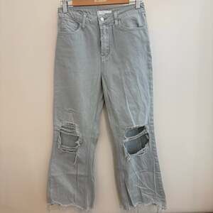 Vervet by Flying Monkey High-Rise 90S Vintage Crop Flare Jeans Cloud Blue